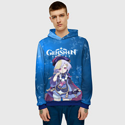 Толстовка-худи мужская ЦИЦИ QI QI КРИО, цвет: 3D-синий — фото 2