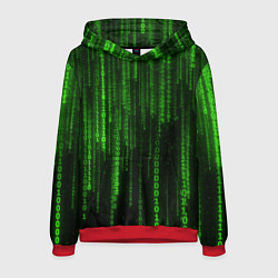 Мужская толстовка Матрица двоичный код