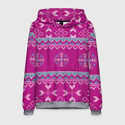 Мужская толстовка Свитер со снежинками