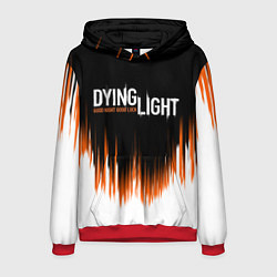 Толстовка-худи мужская DYING LIGHT GOOD NIGHT AND GOOD LUCK, цвет: 3D-красный