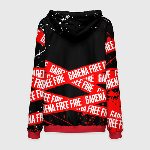 Мужская толстовка GARENA FREE FIRE RED OFF LINE STYLE / 3D-Красный – фото 2