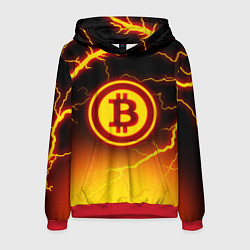 Мужская толстовка ОГНЕННЫЙ БИТКОИН HODL IT BITCOIN