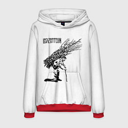 Толстовка-худи мужская Led Zeppelin IV, цвет: 3D-красный