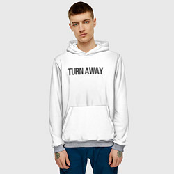 Толстовка-худи мужская TURN AWAY, цвет: 3D-меланж — фото 2