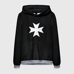 Мужская толстовка Черные Храмовники раскраска доспеха