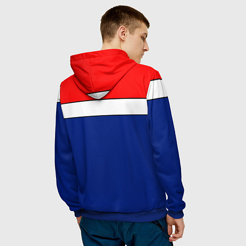 Мужская толстовка В стиле 90х FIRM / 3D-Синий – фото 4