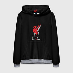 Толстовка-худи мужская Leverpool YNWA, цвет: 3D-меланж