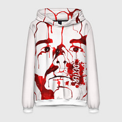 Мужская толстовка Декстер, портрет кровью