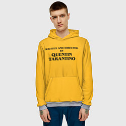 Толстовка-худи мужская Срежиссировано Квентином Тарантино, цвет: 3D-меланж — фото 2