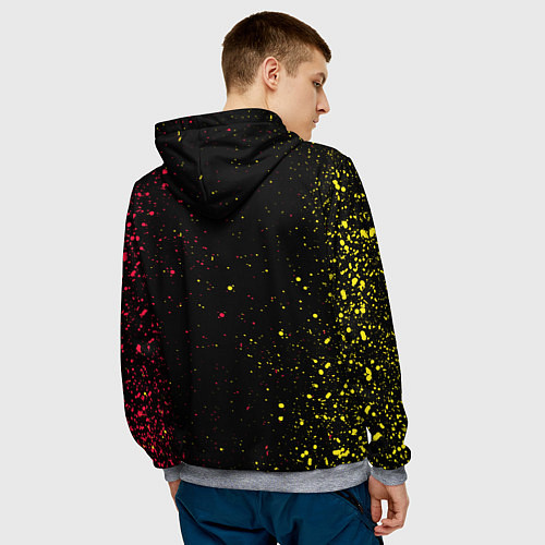 Мужская толстовка АТАКА СИРЕНЕГОЛОВЫХ / 3D-Меланж – фото 4