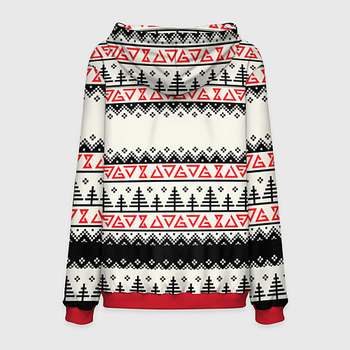 Мужская толстовка Свитер The Witcher / 3D-Красный – фото 2