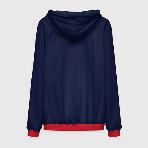 Мужская толстовка AUDI лого / 3D-Красный – фото 2