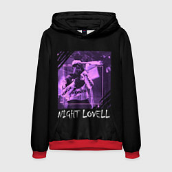 Толстовка-худи мужская Night Lovell Art, цвет: 3D-красный