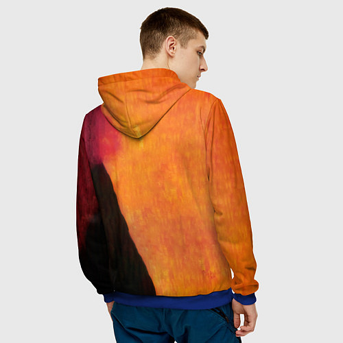 Мужская толстовка Issues - Korn / 3D-Синий – фото 4