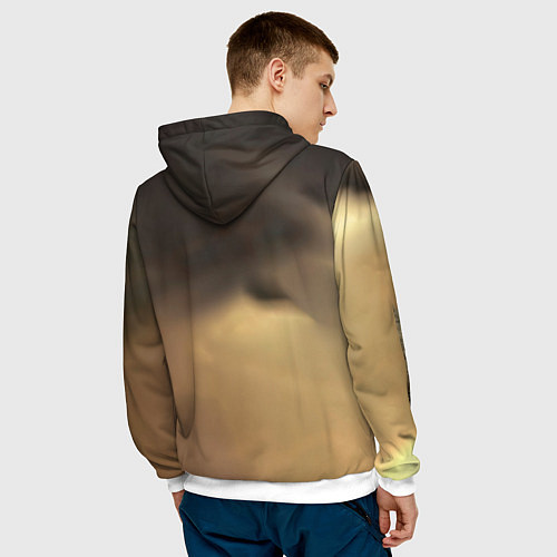 Мужская толстовка Follow the Leader - Korn / 3D-Белый – фото 4