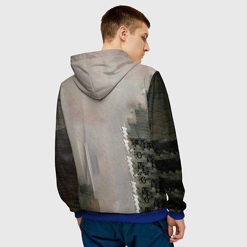 Мужская толстовка Hybrid Theory Live Around The World - Linkin Park / 3D-Синий – фото 4