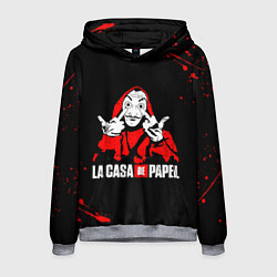 Мужская толстовка БУМАЖНЫЙ ДОМ F*CK THE SYSTEM