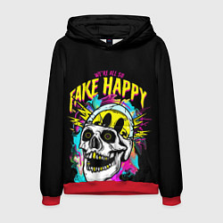 Мужская толстовка Fake Happy Фальшивое счастье