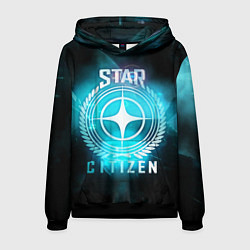 Мужская толстовка Star Citizen spaceship