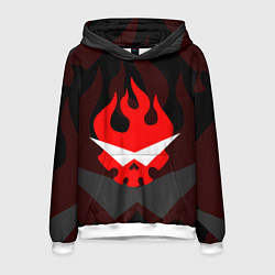 Толстовка-худи мужская GURREN LAGANN LOGO SYMBOL, цвет: 3D-белый