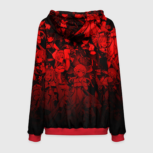 Мужская толстовка GENSHIN IMPACT DILUC ГЕНШИН ИМПАКТ ДИЛЮК / 3D-Красный – фото 2