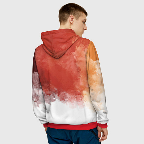 Мужская толстовка New 2022 / 3D-Красный – фото 4