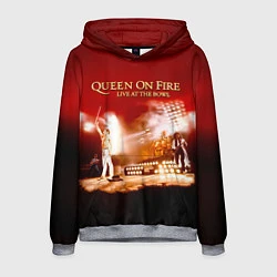 Мужская толстовка Queen on Fire - Live at the Bowl