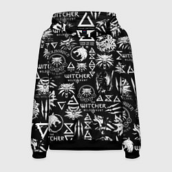 Толстовка-худи мужская ВЕДЬМАК ЛОЛГОБОМБИНГ THE WITCHER, цвет: 3D-черный