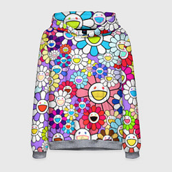 Мужская толстовка Цветы Takashi Murakami