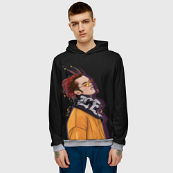 Толстовка-худи мужская Gone Fludd on style, цвет: 3D-меланж — фото 2