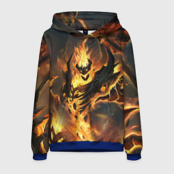 Толстовка-худи мужская DOTA 2 SHADOW FIEND ТЕНЬ, цвет: 3D-синий