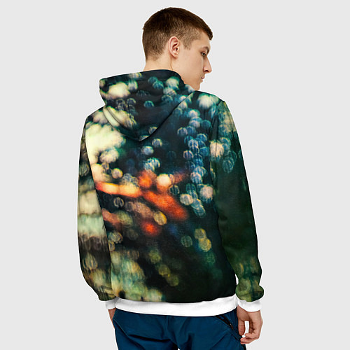 Мужская толстовка Obscured by Clouds - Pink Floyd / 3D-Белый – фото 4