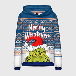 Мужская толстовка MERRY WHATEVER GRINCH