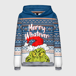 Мужская толстовка MERRY WHATEVER GRINCH