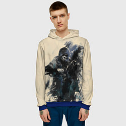 Толстовка-худи мужская Корво Аттано, цвет: 3D-синий — фото 2