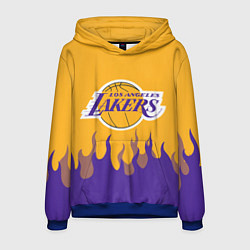 Мужская толстовка LA LAKERS NBA FIRE ЛЕЙКЕРС ОГОНЬ