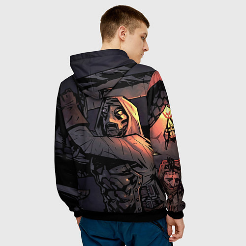 Мужская толстовка Darkest Dungeon 2 Темнейшее подземелье 2 / 3D-Черный – фото 4