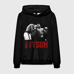 Толстовка-худи мужская Майк Тайсон Mike Tyson, цвет: 3D-черный