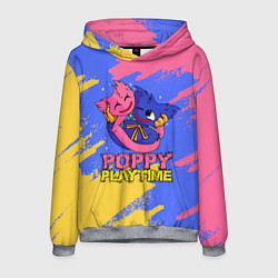 Мужская толстовка Huggy Wuggy and Kissy Missy Poppy Playtime