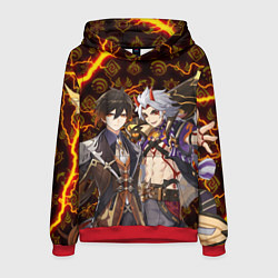 Мужская толстовка ЧЖУН ЛИ И ИТТО АРАТАКИ ГЕНШИН ИМПАКТ GENSHIN IMPAC