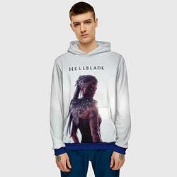 Толстовка-худи мужская Hellblade Сенуа, цвет: 3D-синий — фото 2