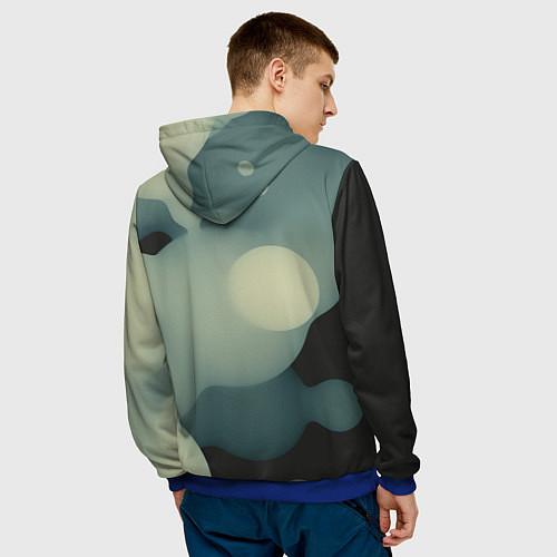 Мужская толстовка Трамвай Номер 13 Ужасы / 3D-Синий – фото 4