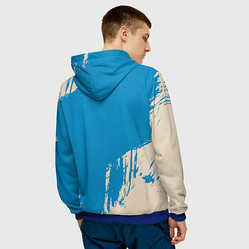 Мужская толстовка Buick Logo emblem / 3D-Синий – фото 4