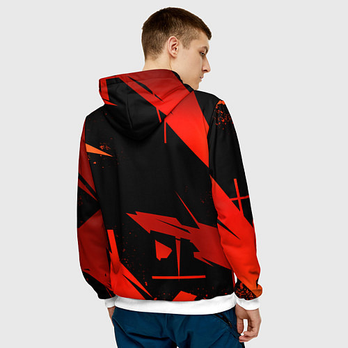 Мужская толстовка ДИЛЮК ИЗ МОНДШТАТА DILUC / 3D-Белый – фото 4