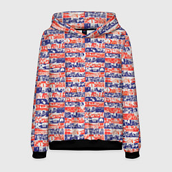 Мужская толстовка СССР хроника паттерн