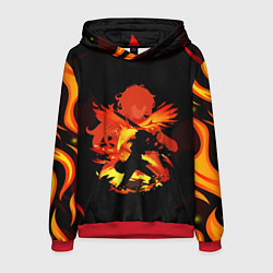 Мужская толстовка DILUC FIRE GENSHIN IMPACT НА СПИНЕ