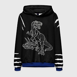 Мужская толстовка Тираннозавр Скелет