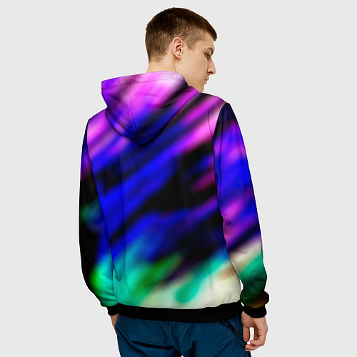 Мужская толстовка Stray / 3D-Черный – фото 4