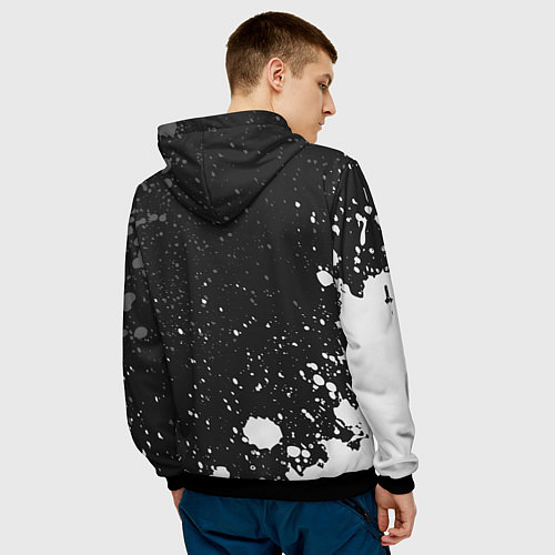 Мужская толстовка Stray: Painting / 3D-Черный – фото 4