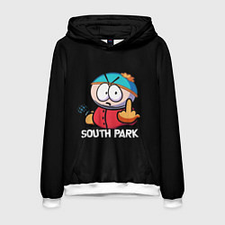 Толстовка-худи мужская Южный парк Эрик South Park, цвет: 3D-белый